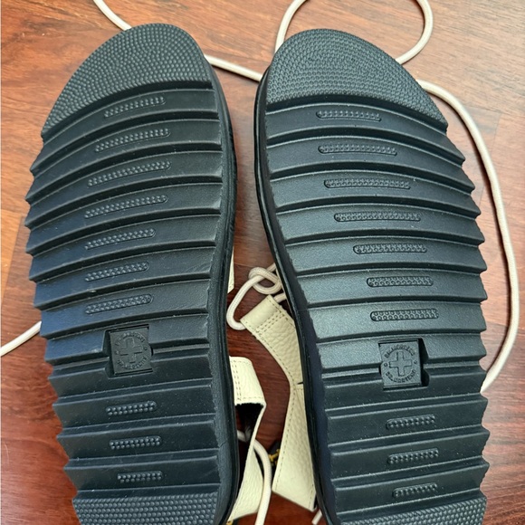Dr. Martens Off-White Leather Sandals - Picture 2 of 7